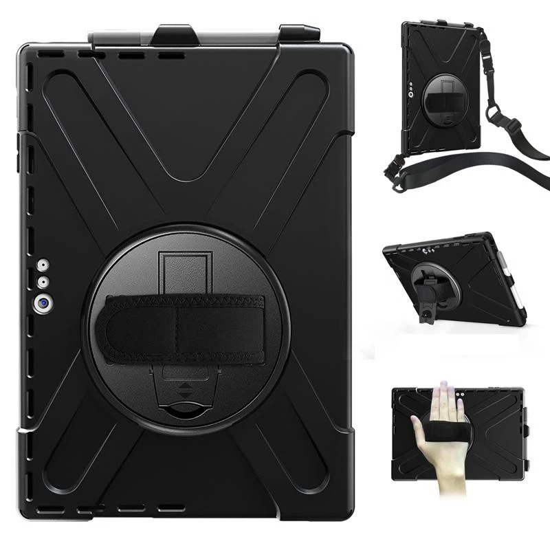 Cover eSTUFF AUSTIN Defender Case Microsoft Surface Pro 7+/7/6/5/4 musta