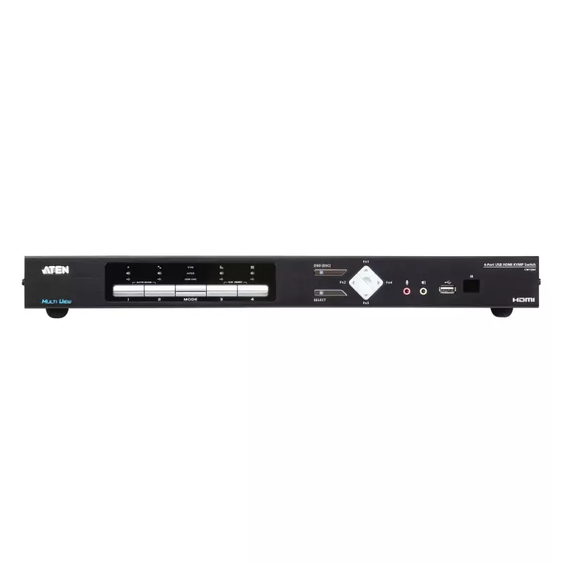 ATEN 4-porttinen USB HDMI Multi-View KVMP -kytkin