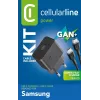Cellularline Super Fast Charger Kit 25W - USB-C–USB-C - Samsung 25W Super Fast Charge PD -laturi USB-C–USB-C-kaapelilla