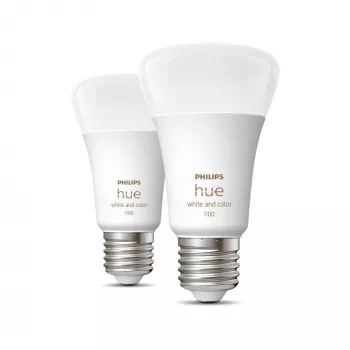 Philips Hue White and colour ambience A60 – E27 älylamppu – 1100 (2 kpl:n pakkaus)