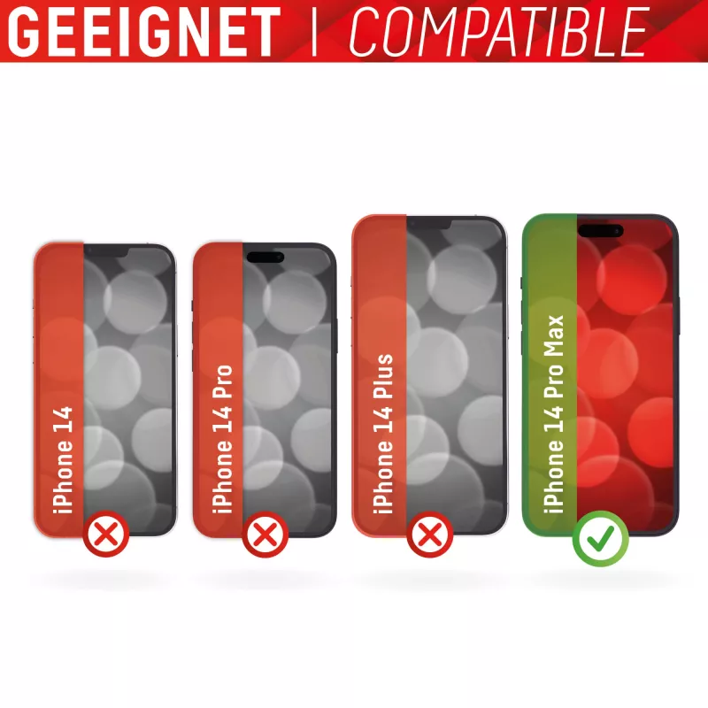 Displex Smart Glass (9H) Apple iPhone 14 Pro Max, asennustarra, särkymätön, ultrahohut, näkymätön