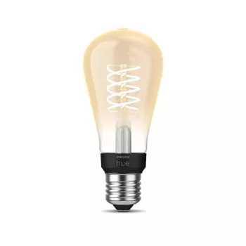 Älylamppu Philips ST64 Edison E27 Bluetooth/Zigbee, 7 W, läpinäkyvä, 60×135 mm