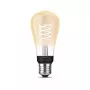 Älylamppu Philips ST64 Edison E27 Bluetooth/Zigbee, 7 W, läpinäkyvä, 60×135 mm