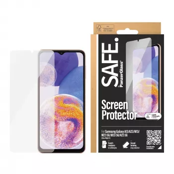 PanzerGlass SAFE. by ® näytönsuoja Samsung Galaxy A13 | A23 | M13 | M23 5G | M33 5G | A23 5G | Ultra-Wide Fit