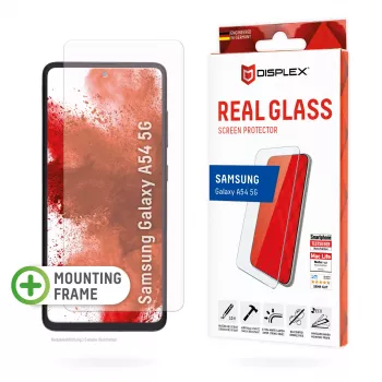 Displex näytönsuojalasi (10H) Samsung Galaxy A54 5G, Eco-asennuskehys, naarmuuntumaton
