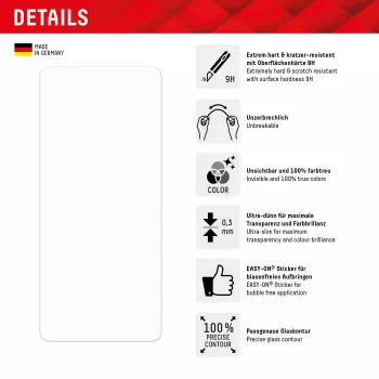 Displex Smart Glass (9H) Samsung Galaxy A54 5G, asennustarra, särkymätön
