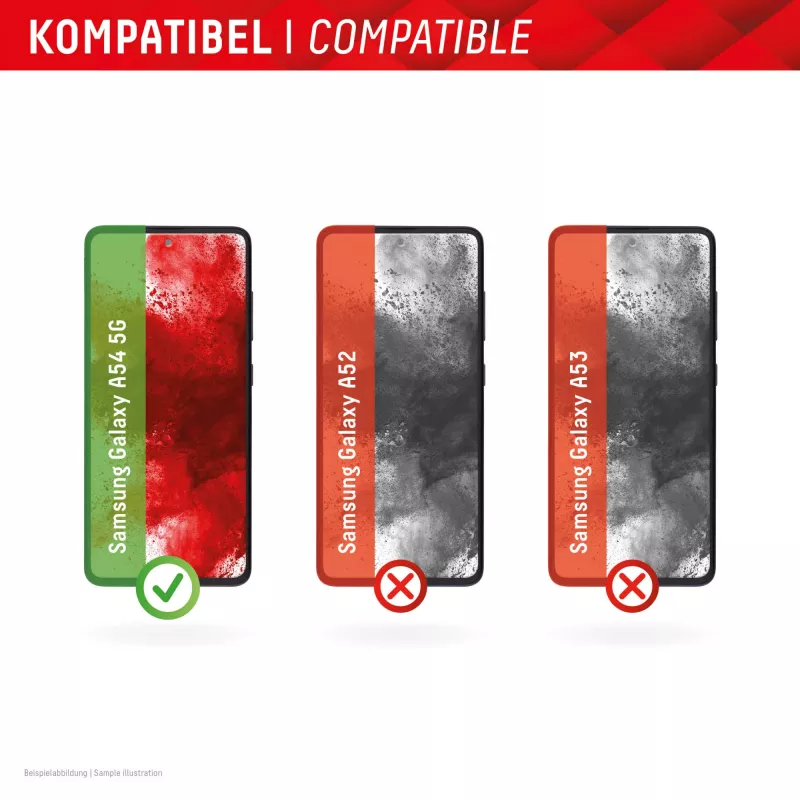 Displex Smart Glass (9H) Samsung Galaxy A54 5G, asennustarra, särkymätön