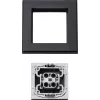 Homematic IP 156171A0 sähkökytkimen kansi, harmaa, 86×86×16 mm