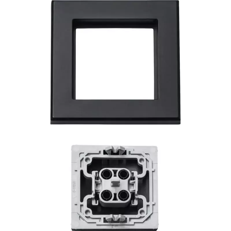 Homematic IP 156171A0 sähkökytkimen kansi, harmaa, 86×86×16 mm