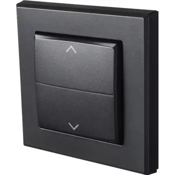 Homematic IP 156171A0 sähkökytkimen kansi, harmaa, 86×86×16 mm