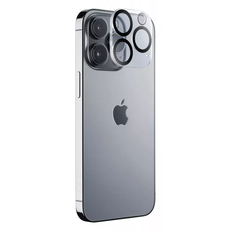 Cellularline-kameralinssi - iPhone 15 Pro / 15 Pro Max kameran suojus