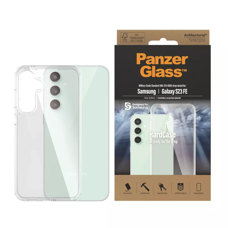 PanzerGlass® HardCase läpinäkyvä Samsung Galaxy S FE 2023:lle