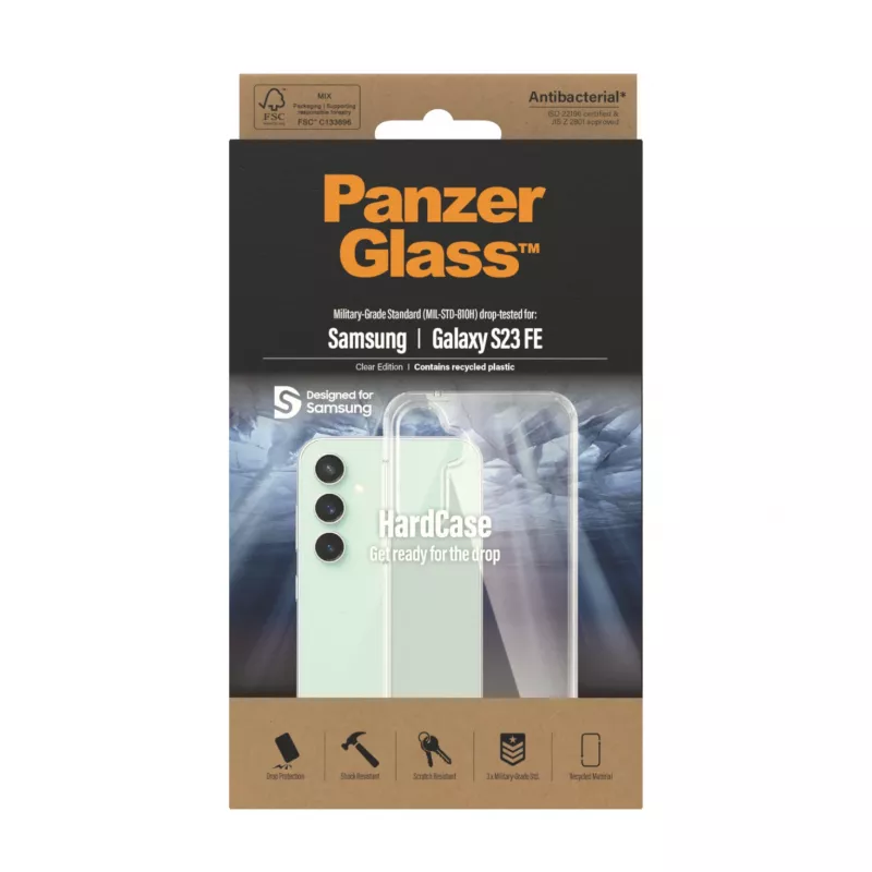 PanzerGlass® HardCase läpinäkyvä Samsung Galaxy S FE 2023:lle