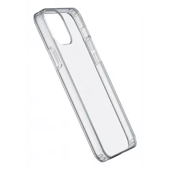 Cellularline Clear Protect - iPhone 12/12 Pro kovakuori kumireunoilla
