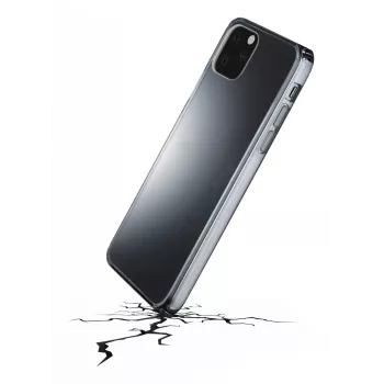 Cellularline Clear Protect - iPhone 12/12 Pro kovakuori kumireunoilla