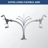 Sourcing Cellularline Hug Flexi XL yleinen imukuppipassiiviteline matkapuhelimille, musta/harmaa