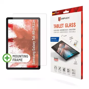 Displex Tablet Glass (9H) Samsung Galaxy Tab A11+/A9+:lle, Eco-asennuskehys, särkymätön