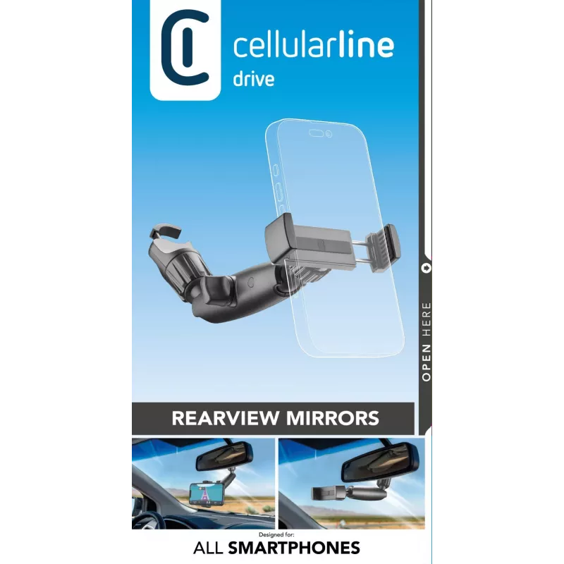 Cellularline Spin Mirror -autoteline musta passiiviteline