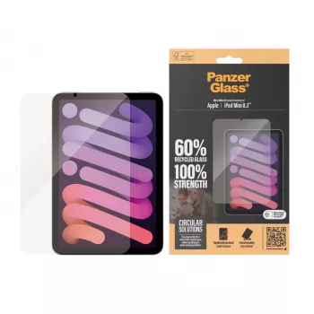 PanzerGlass® näytönsuoja iPad Mini 8.3'' (2021, 2024) | Ultra-Wide Fit