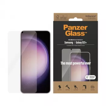 Näytönsuoja PanzerGlass Samsung Galaxy S23 Plus Ultra-Wide Fit naarmuuntumaton iskunkestävä