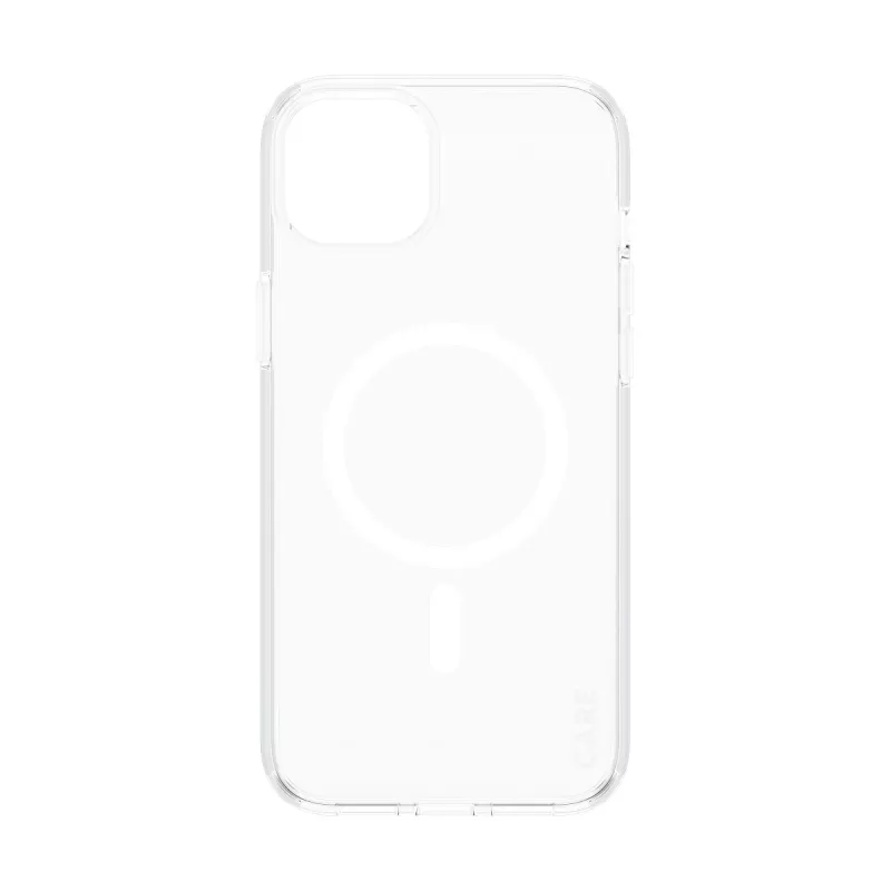 PanzerGlass CARE™ by ® Urban Combat -kotelo läpinäkyvä valkoisella MagSafe iPhone 15 Plus