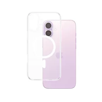 Kotelo PanzerGlass HardCase läpinäkyvä valkoisella MagSafe iPhone 16 Plus