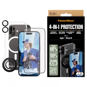 PanzerGlass 4-in-1 suojapaketti iPhone '24 6.1