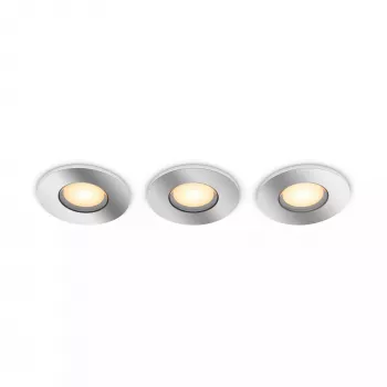 Upotettava kohdevalaisin Philips Hue White Ambiance Adore 3x350 lm, himmennettävä, säädettävä valkoinen