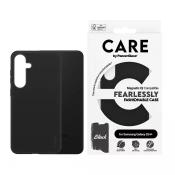 PanzerGlass CARE™ by ® kotelo musta Qi-yhteensopiva Samsung Galaxy S24+