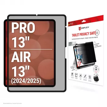 Displex TABLET PRIVACY SAFE irrotettava 2-suuntainen katkosuoja iPad Pro 13