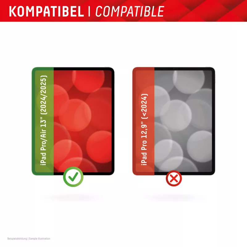 Displex TABLET PRIVACY SAFE irrotettava 2-suuntainen katkosuoja iPad Pro 13