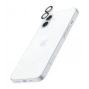 Cellularline kameran objektiivi - iPhone 16 suojus läpinäkyvä naarmuuntumaton iskunkestävä