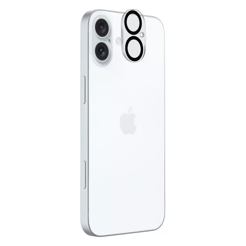 Cellularline kameran objektiivi - iPhone 16 suojus läpinäkyvä naarmuuntumaton iskunkestävä