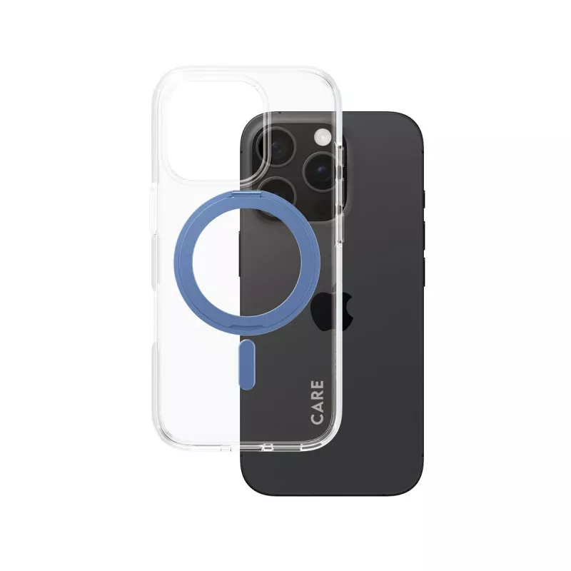 Suojakotelo PanzerGlass 1317 puhelinkotelo sininen läpinäkyvä iPhone 16 Pro 6,3 tuumaa