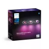 Philips Hue White and Colour Ambience 3 kpl:n pakkaus Centura upotettavat kohdevalaisimet