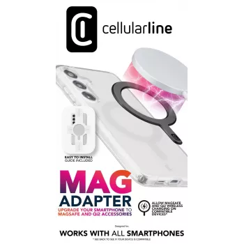 Cellularline Mag -adapteri magneettinen liimarengas älypuhelimille, MagSafe-ekosysteemin mahdollistaja