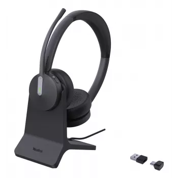 Yealink BH70 Dual jalustalla Teams USB-C/A -kuulokemikrofoni