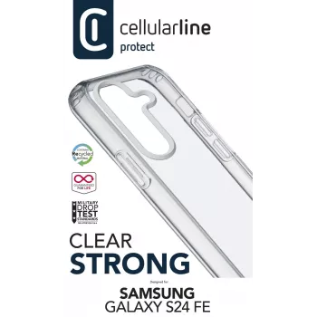 Cellularline CLEARDUOGALS24FET puhelinkuori cover läpinäkyvä 17 cm