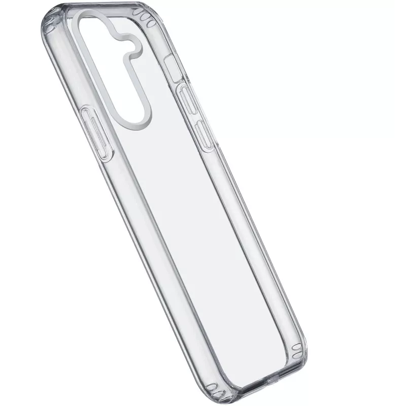 Cellularline CLEARDUOGALS24FET Clear Strong -suojakuori Samsung S24 FE:lle, läpinäkyvä
