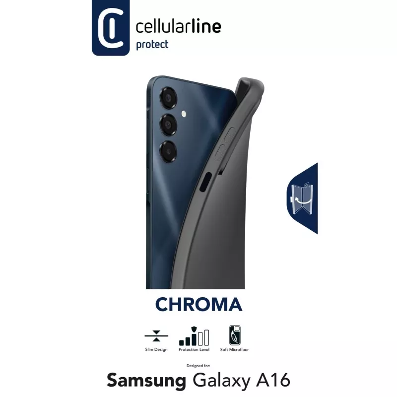 Cellularline Chroma - Galaxy A16 värillinen pehmeä kumikuori