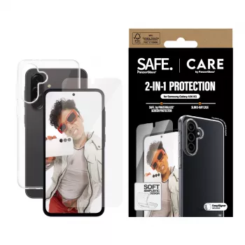 PanzerGlass CARE 2-in-1 -paketti Samsung Galaxy A35 5G – näytönsuoja ja suojakuori
