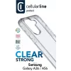 Cellularline Clear Protect - Galaxy A36/A56 kova kuori kumireunoilla