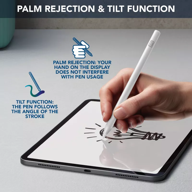 Cellularline Stylus Pen -kosketuskynä iPadille, valkoinen