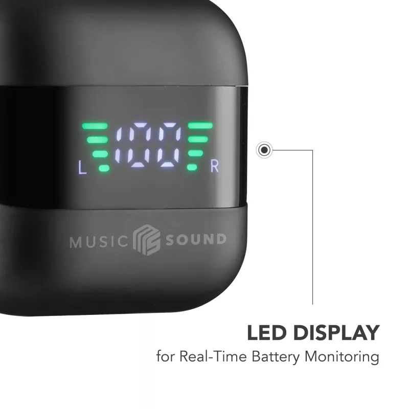 Music Sound SPARK TWS-kuulokkeet LED-näytöllä