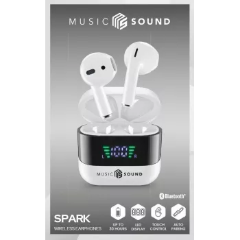 Music Sound SPARK TWS-kuulokkeet LED-näytöllä