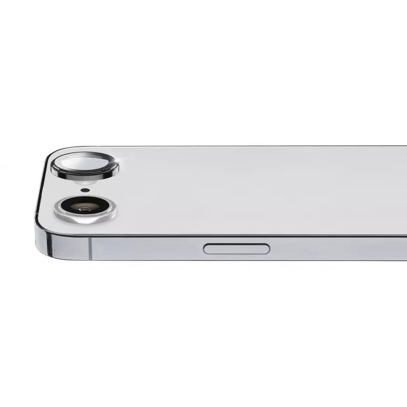 Cellularline CAMERARINGIPHSE4 kameran linssin suojarengas iPhone 16e:lle, kirkas