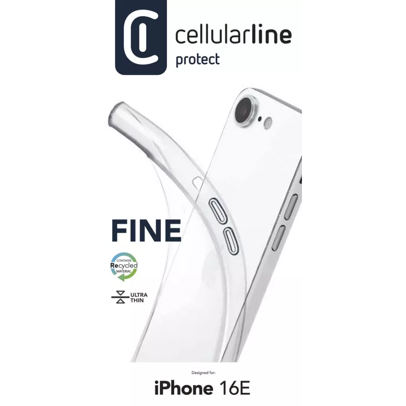 Suojakotelo Cellularline FINECIPHSE4T läpinäkyvä iPhone SE 6,1