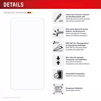 Displex näytönsuojakalvo + kotelo Samsung Galaxy S25 Edge, Eco-asennuskehys, naarmuuntumaton