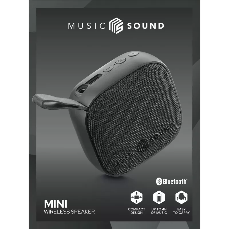 Music Sound langaton kaiutin Mini kompakti ja värikäs 3 watin Bluetooth-kaiutin