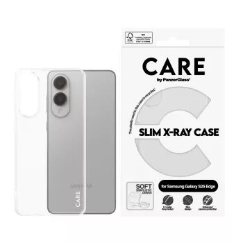 Suojakotelo PanzerGlass Samsung Galaxy S25 Edge läpinäkyvä X-Ray Soft